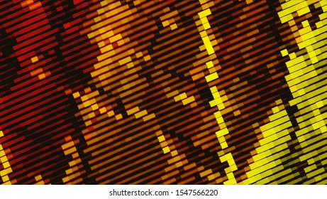 Geometric design halftone with a set of colorful abstract circles. Multicolor, rainbow vector layout with lines, rectangles. Decorative design in an abstract style with rectangles. EPS 10 Vector