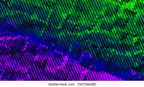 Geometric design halftone with a set of colorful abstract circles. Multicolor, rainbow vector layout with lines, rectangles. Decorative design in an abstract style with rectangles. EPS 10 Vector