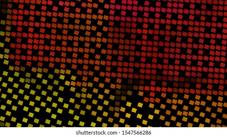 Geometric design halftone with a set of colorful abstract circles. Multicolor, rainbow vector layout with lines, rectangles. Decorative design in an abstract style with rectangles. EPS 10 Vector