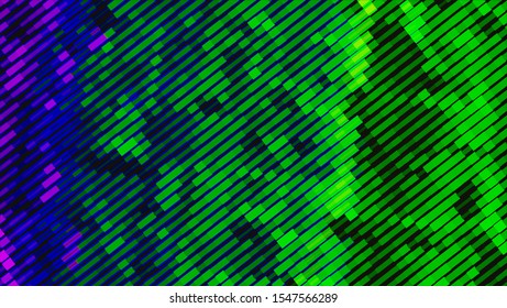 Geometric design halftone with a set of colorful abstract circles. Multicolor, rainbow vector layout with lines, rectangles. Decorative design in an abstract style with rectangles. EPS 10 Vector