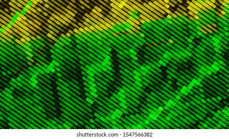 Geometric design halftone with a set of colorful abstract circles. Multicolor, rainbow vector layout with lines, rectangles. Decorative design in an abstract style with rectangles. EPS 10 Vector