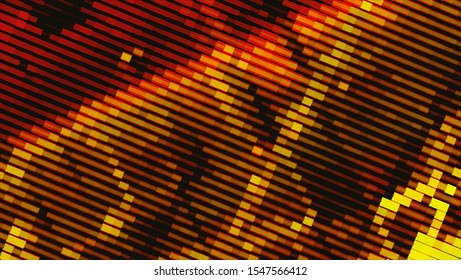 Geometric design halftone with a set of colorful abstract circles. Multicolor, rainbow vector layout with lines, rectangles. Decorative design in an abstract style with rectangles. EPS 10 Vector