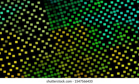 Geometric design halftone with a set of colorful abstract circles. Multicolor, rainbow vector layout with lines, rectangles. Decorative design in an abstract style with rectangles. EPS 10 Vector