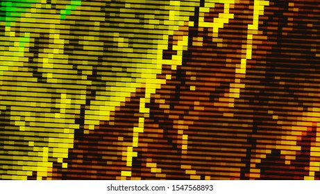Geometric design halftone with a set of colorful abstract circles. Multicolor, rainbow vector layout with lines, rectangles. Decorative design in an abstract style with rectangles. EPS 10 Vector