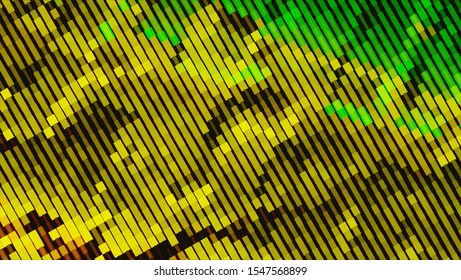 Geometric design halftone with a set of colorful abstract circles. Multicolor, rainbow vector layout with lines, rectangles. Decorative design in an abstract style with rectangles. EPS 10 Vector