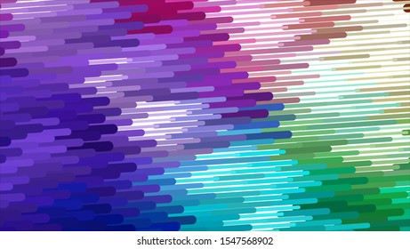 Geometric design halftone with a set of colorful abstract circles. Multicolor, rainbow vector layout with lines, rectangles. Decorative design in an abstract style with rectangles. EPS 10 Vector