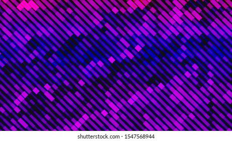 Geometric design halftone with a set of colorful abstract circles. Multicolor, rainbow vector layout with lines, rectangles. Decorative design in an abstract style with rectangles. EPS 10 Vector