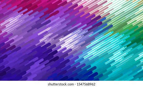 Geometric design halftone with a set of colorful abstract circles. Multicolor, rainbow vector layout with lines, rectangles. Decorative design in an abstract style with rectangles. EPS 10 Vector
