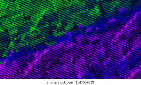 Geometric design halftone with a set of colorful abstract circles. Multicolor, rainbow vector layout with lines, rectangles. Decorative design in an abstract style with rectangles. EPS 10 Vector