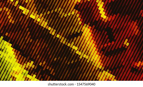Geometric design halftone with a set of colorful abstract circles. Multicolor, rainbow vector layout with lines, rectangles. Decorative design in an abstract style with rectangles. EPS 10 Vector