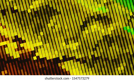 Geometric design halftone with a set of colorful abstract circles. Multicolor, rainbow vector layout with lines, rectangles. Decorative design in an abstract style with rectangles. EPS 10 Vector