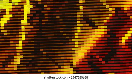 Geometric design halftone with a set of colorful abstract circles. Multicolor, rainbow vector layout with lines, rectangles. Decorative design in an abstract style with rectangles. EPS 10 Vector