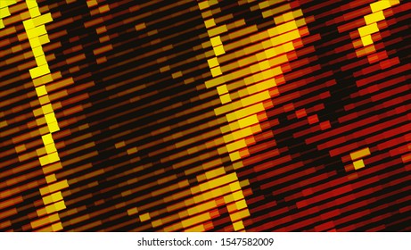 Geometric design halftone with a set of colorful abstract circles. Multicolor, rainbow vector layout with lines, rectangles. Decorative design in an abstract style with rectangles. EPS 10 Vector