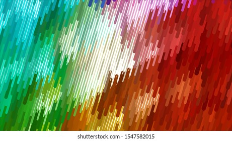 Geometric design halftone with a set of colorful abstract circles. Multicolor, rainbow vector layout with lines, rectangles. Decorative design in an abstract style with rectangles. EPS 10 Vector