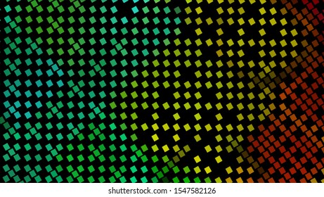 Geometric design halftone with a set of colorful abstract circles. Multicolor, rainbow vector layout with lines, rectangles. Decorative design in an abstract style with rectangles. EPS 10 Vector