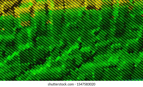 Geometric design halftone with a set of colorful abstract circles. Multicolor, rainbow vector layout with lines, rectangles. Decorative design in an abstract style with rectangles. EPS 10 Vector