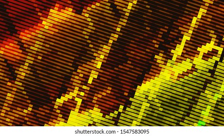 Geometric design halftone with a set of colorful abstract circles. Multicolor, rainbow vector layout with lines, rectangles. Decorative design in an abstract style with rectangles. EPS 10 Vector