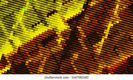 Geometric design halftone with a set of colorful abstract circles. Multicolor, rainbow vector layout with lines, rectangles. Decorative design in an abstract style with rectangles. EPS 10 Vector