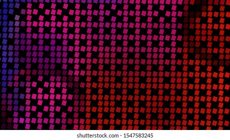 Geometric design halftone with a set of colorful abstract circles. Multicolor, rainbow vector layout with lines, rectangles. Decorative design in an abstract style with rectangles. EPS 10 Vector