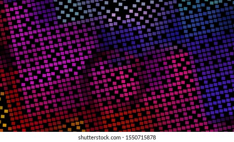 Geometric design. Halftone geometric design with a set of colorful abstract rhombuses. Multicolor, rainbow vector layout with lines, rectangles. Decorative design in an abstract style with rectangles.