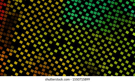 Geometric design. Halftone geometric design with a set of colorful abstract rhombuses. Multicolor, rainbow vector layout with lines, rectangles. Decorative design in an abstract style with rectangles.