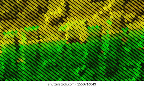 Geometric design. Halftone geometric design with a set of colorful abstract rhombuses. Multicolor, rainbow vector layout with lines, rectangles. Decorative design in an abstract style with rectangles.