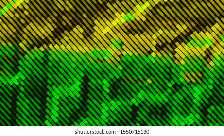 Geometric design. Halftone geometric design with a set of colorful abstract rhombuses. Multicolor, rainbow vector layout with lines, rectangles. Decorative design in an abstract style with rectangles.