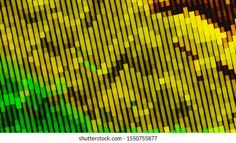 Geometric design. Halftone geometric design with a set of colorful abstract rhombuses. Multicolor, rainbow vector layout with lines, rectangles. Decorative design in an abstract style with rectangles.