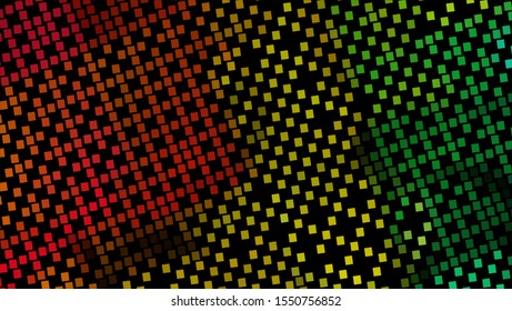 Geometric design. Halftone geometric design with a set of colorful abstract rhombuses. Multicolor, rainbow vector layout with lines, rectangles. Decorative design in an abstract style with rectangles.
