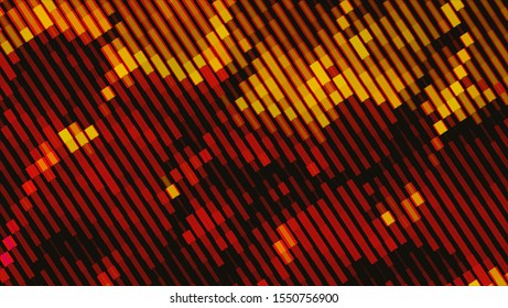 Geometric design. Halftone geometric design with a set of colorful abstract rhombuses. Multicolor, rainbow vector layout with lines, rectangles. Decorative design in an abstract style with rectangles.