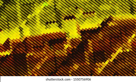 Geometric design. Halftone geometric design with a set of colorful abstract rhombuses. Multicolor, rainbow vector layout with lines, rectangles. Decorative design in an abstract style with rectangles.