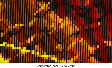 Geometric design. Halftone geometric design with a set of colorful abstract rhombuses. Multicolor, rainbow vector layout with lines, rectangles. Decorative design in an abstract style with rectangles.