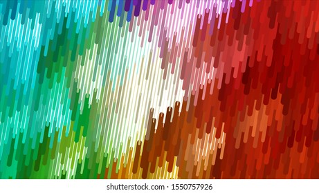 Geometric design. Halftone geometric design with a set of colorful abstract rhombuses. Multicolor, rainbow vector layout with lines, rectangles. Decorative design in an abstract style with rectangles.