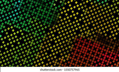 Geometric design. Halftone geometric design with a set of colorful abstract rhombuses. Multicolor, rainbow vector layout with lines, rectangles. Decorative design in an abstract style with rectangles.