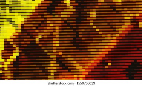 Geometric design. Halftone geometric design with a set of colorful abstract rhombuses. Multicolor, rainbow vector layout with lines, rectangles. Decorative design in an abstract style with rectangles.