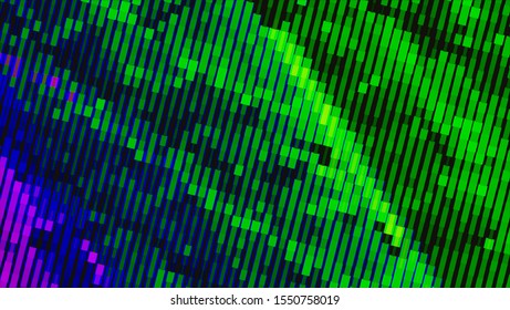 Geometric design. Halftone geometric design with a set of colorful abstract rhombuses. Multicolor, rainbow vector layout with lines, rectangles. Decorative design in an abstract style with rectangles.