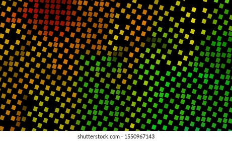 Geometric design. Halftone geometric design with a set of colorful abstract rhombuses. Multicolor, rainbow vector layout with lines, rectangles. Decorative design in an abstract style with rectangles.