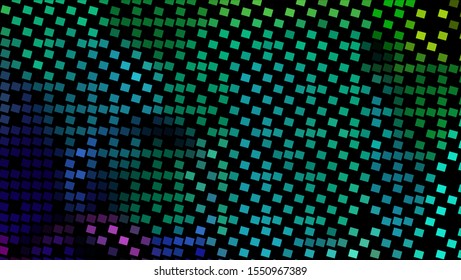 Geometric design. Halftone geometric design with a set of colorful abstract rhombuses. Multicolor, rainbow vector layout with lines, rectangles. Decorative design in an abstract style with rectangles.