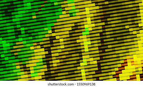 Geometric design. Halftone geometric design with a set of colorful abstract rhombuses. Multicolor, rainbow vector layout with lines, rectangles. Decorative design in an abstract style with rectangles.