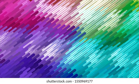 Geometric design. Halftone geometric design with a set of colorful abstract rhombuses. Multicolor, rainbow vector layout with lines, rectangles. Decorative design in an abstract style with rectangles.