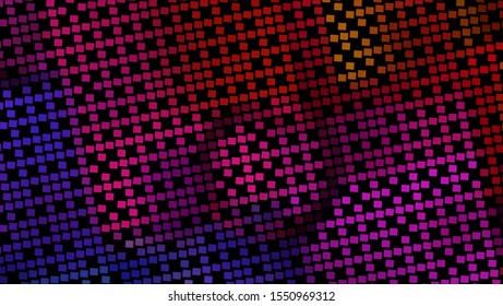 Geometric design. Halftone geometric design with a set of colorful abstract rhombuses. Multicolor, rainbow vector layout with lines, rectangles. Decorative design in an abstract style with rectangles.