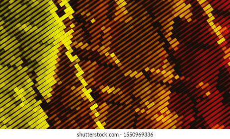 Geometric design. Halftone geometric design with a set of colorful abstract rhombuses. Multicolor, rainbow vector layout with lines, rectangles. Decorative design in an abstract style with rectangles.