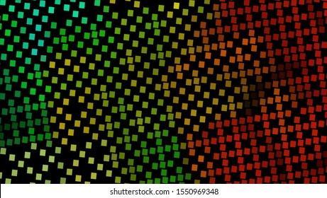 Geometric design. Halftone geometric design with a set of colorful abstract rhombuses. Multicolor, rainbow vector layout with lines, rectangles. Decorative design in an abstract style with rectangles.