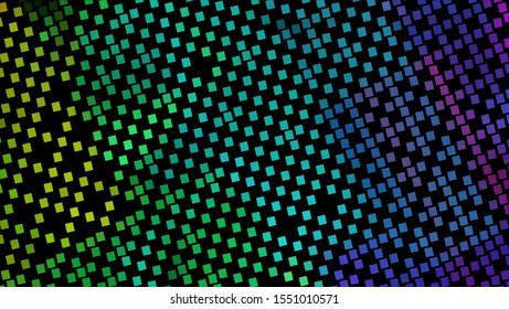 Geometric design. Halftone geometric design with a set of colorful abstract rhombuses. Multicolor, rainbow vector layout with lines, rectangles. Decorative design in an abstract style with rectangles.