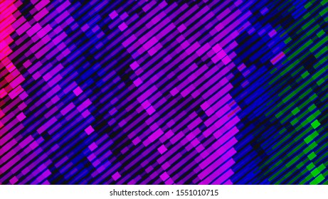 Geometric design. Halftone geometric design with a set of colorful abstract rhombuses. Multicolor, rainbow vector layout with lines, rectangles. Decorative design in an abstract style with rectangles.