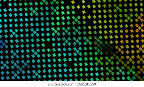 Geometric design. Halftone geometric design with a set of colorful abstract rhombuses. Multicolor, rainbow vector layout with lines, rectangles. Decorative design in an abstract style with rectangles.