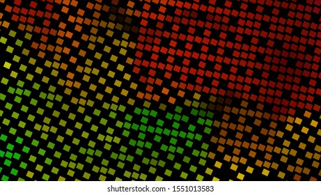 Geometric design. Halftone geometric design with a set of colorful abstract rhombuses. Multicolor, rainbow vector layout with lines, rectangles. Decorative design in an abstract style with rectangles.