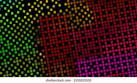 Geometric design. Halftone geometric design with a set of colorful abstract rhombuses. Multicolor, rainbow vector layout with lines, rectangles. Decorative design in an abstract style with rectangles.