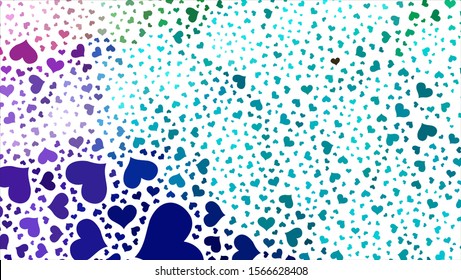 Geometric design. Halftone geometric design with a set of colorful abstract rhombuses. Multicolor, rainbow vector layout with lines, rectangles. Decorative design.