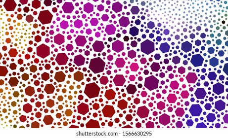 Geometric design. Halftone geometric design with a set of colorful abstract rhombuses. Multicolor, rainbow vector layout with lines, rectangles. Decorative design.